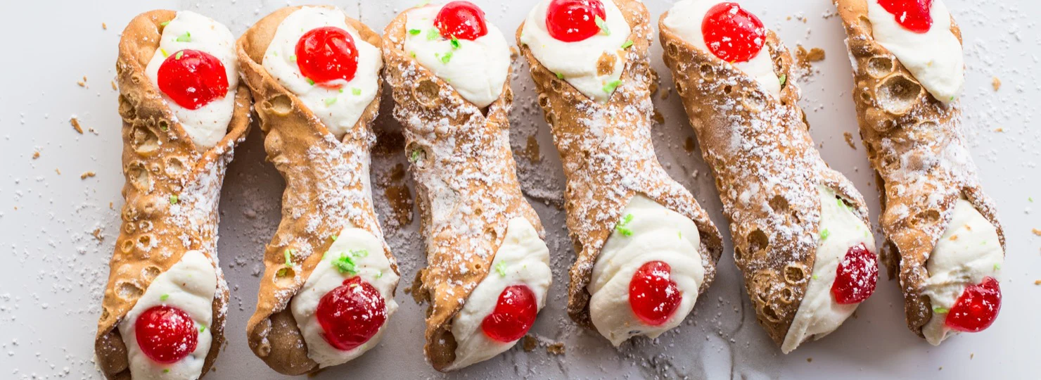Cannoli Large- 6 per order (shells & cream are separate) Package of SILVER BAG is CREAM - Image 3